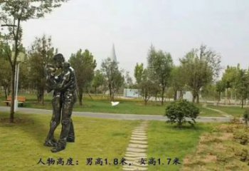 室內愛情雕塑 仿真親吻雕塑 大型戀人雕塑