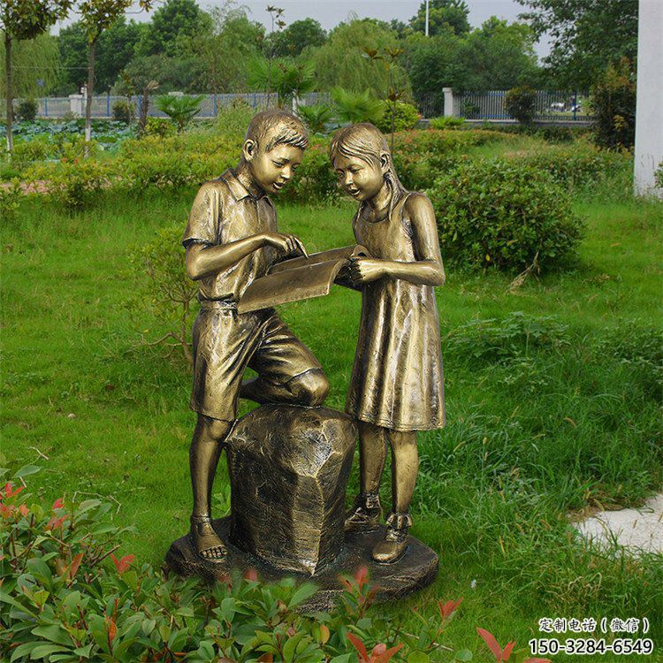 抽象讀書雕塑 店門口仿真雕塑 步行街?jǐn)[件