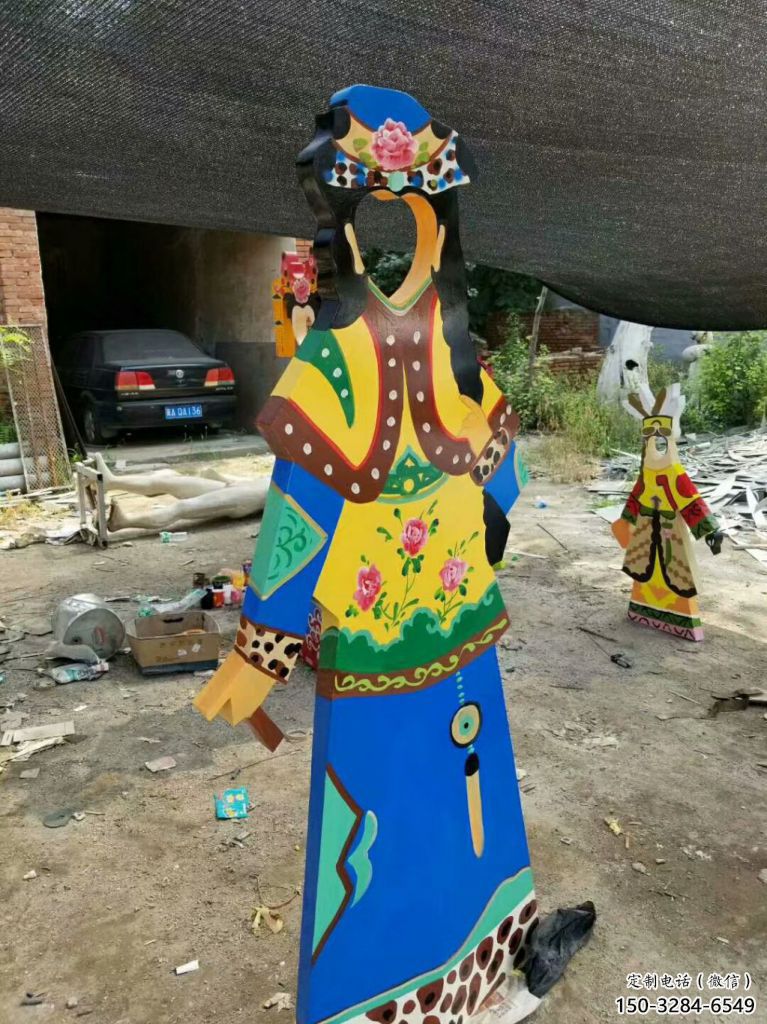 園林皮影雕塑 大型傳統雕塑 中式雕塑