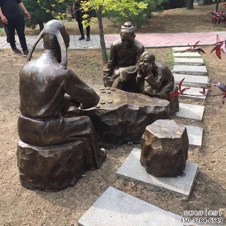 房地產下象棋雕塑 現代雕塑 幾何民俗雕塑