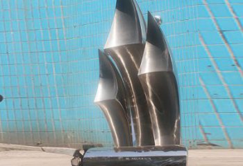 別墅區(qū)揚帆雕塑 仿真遠航雕塑 大型風(fēng)帆雕塑