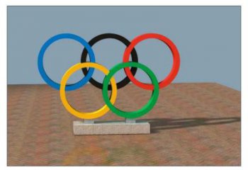 體育五環(huán)雕塑廠家，運動擺件，體育標(biāo)識小品