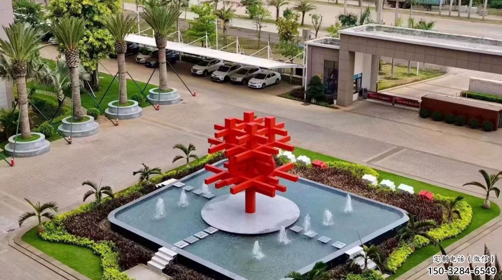 燈光中國結(jié)雕塑 餐飲店雕塑 商業(yè)街文化雕塑