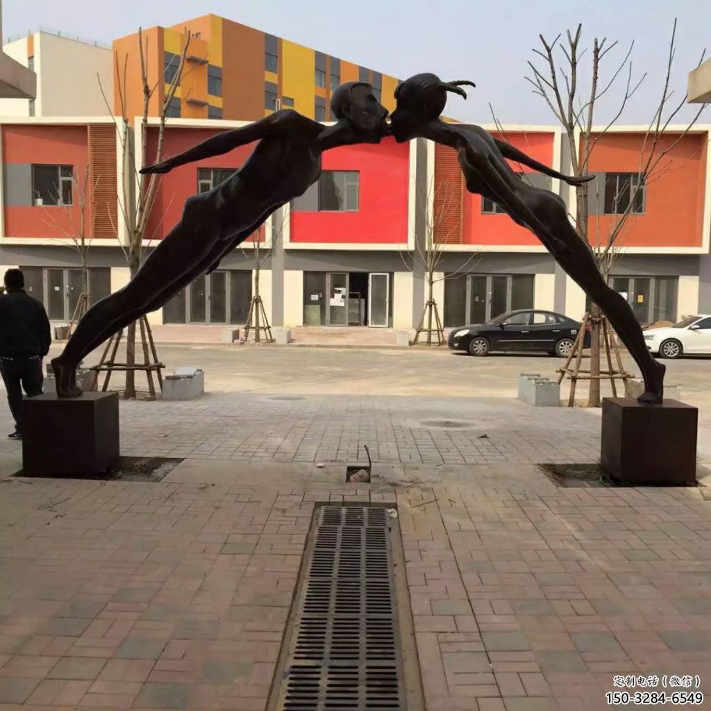 房地產大門雕塑 剪影景觀雕塑 鍛造拱門雕塑