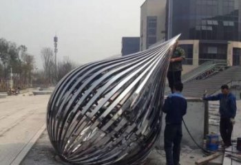 仿古水珠雕塑 騰飛草雕塑 房地產雕塑