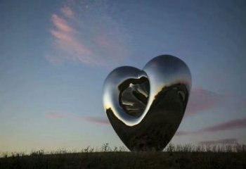 大型商場愛心雕塑 仿真愛情雕塑 鏡面雕塑