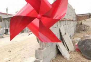 風(fēng)車雕塑 仿真風(fēng)動雕塑 烤漆旋轉(zhuǎn)雕塑