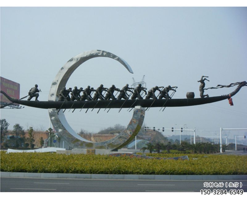 草地月牙雕塑 現(xiàn)代校園月亮牙雕塑 大型雕塑