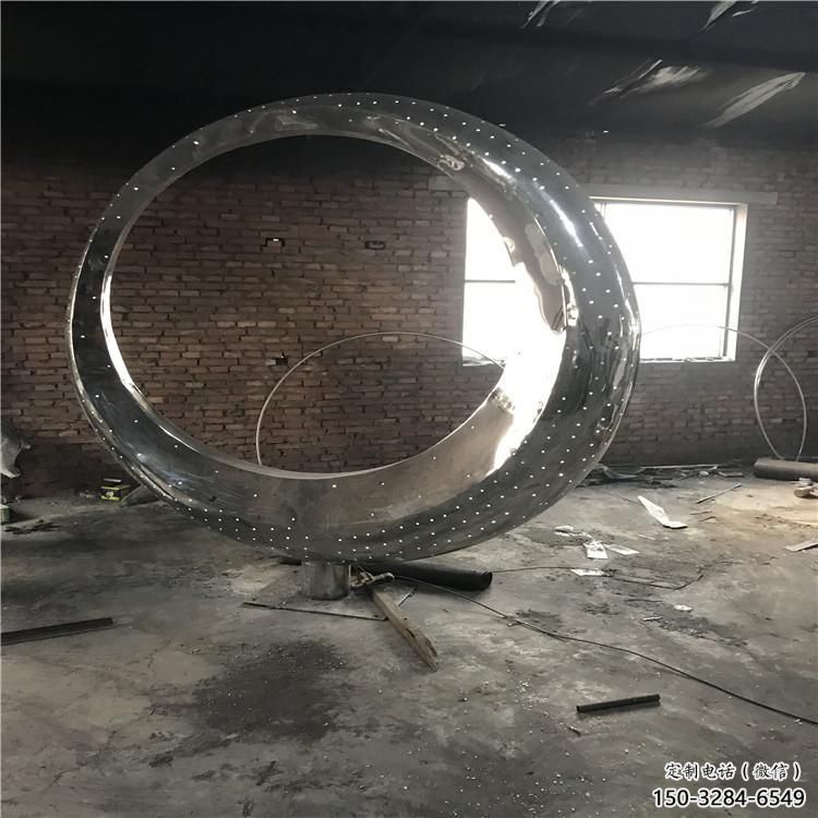 大門口月牙雕塑 發光公園雕塑 仿真月亮牙雕塑