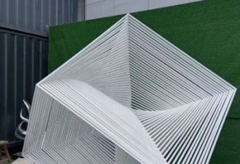 酒店正方形雕塑 景觀正方體雕塑 現(xiàn)代方塊雕塑