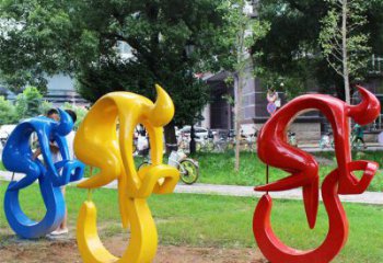 房地產自行車雕塑 剪影體育雕塑 鍛造運動員雕塑