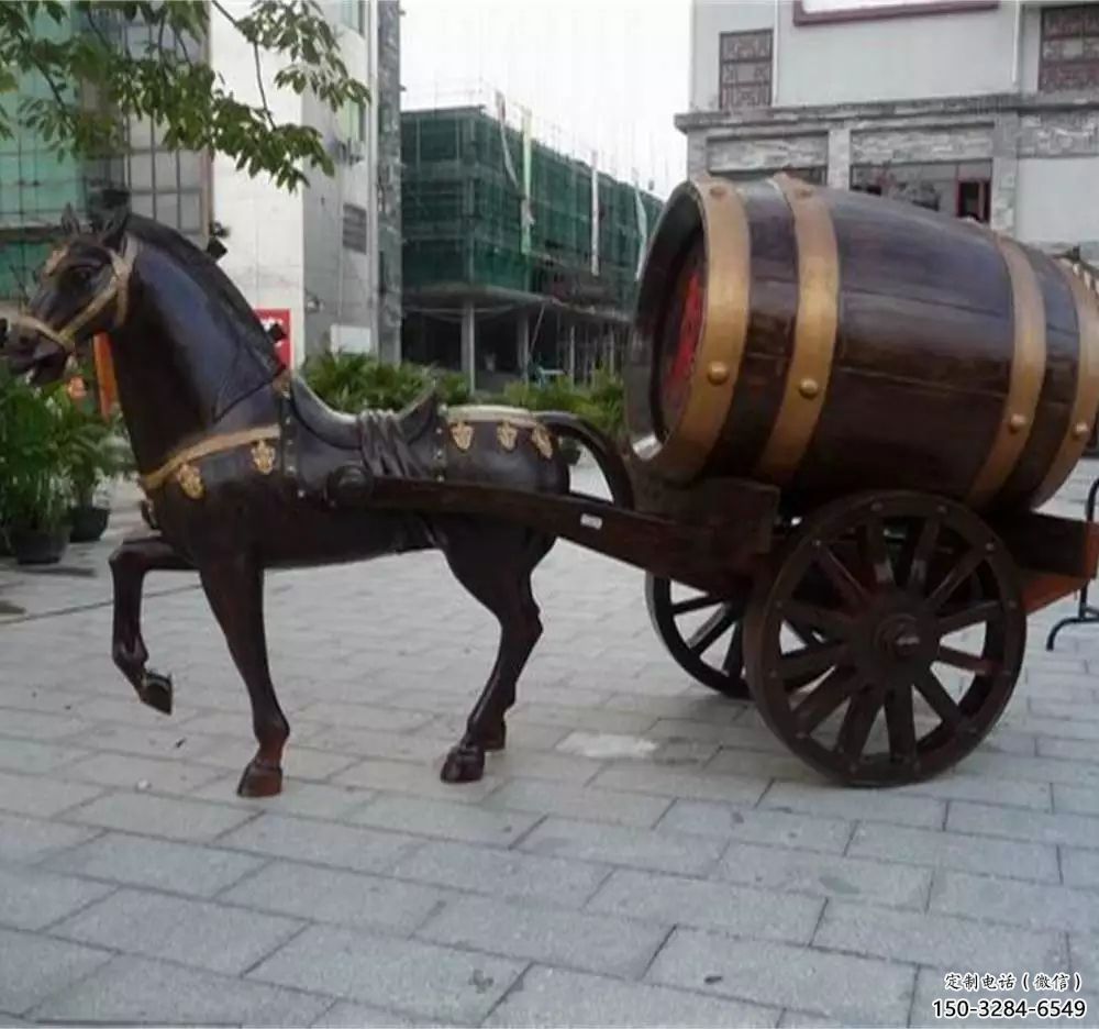 酒壇子雕塑 仿真酒文化雕塑 烤漆酒壇雕塑