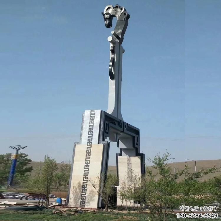 燈光鑰匙雕塑 景觀雕塑 商業街金鑰匙雕塑