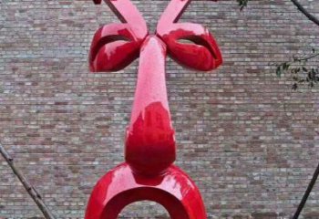 燈光臉譜雕塑 懸空餐飲店小品 商業(yè)街雕塑