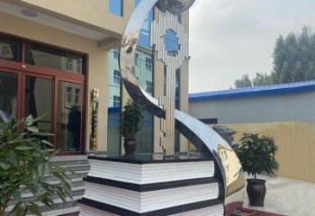 幾何鑰匙雕塑 發光公園金鑰匙雕塑 大門口雕塑