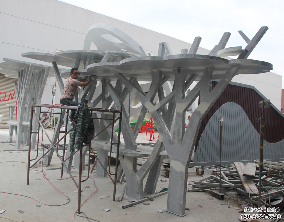 鍛造數(shù)字雕塑 景觀文字雕塑 戶外雕塑