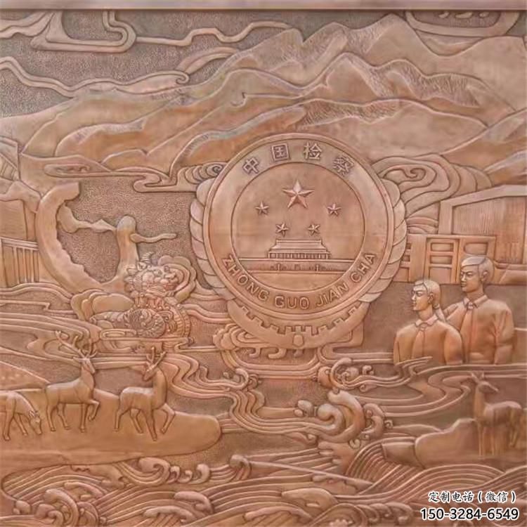 校徽雕塑 歐式步行街浮雕雕塑 大型景墻雕塑