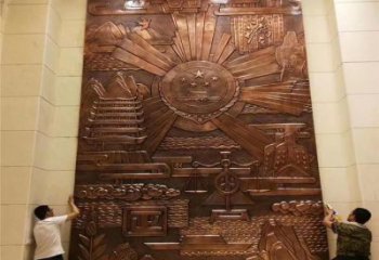 ?；盏袼?異形噴水浮雕雕塑 農村景墻雕塑