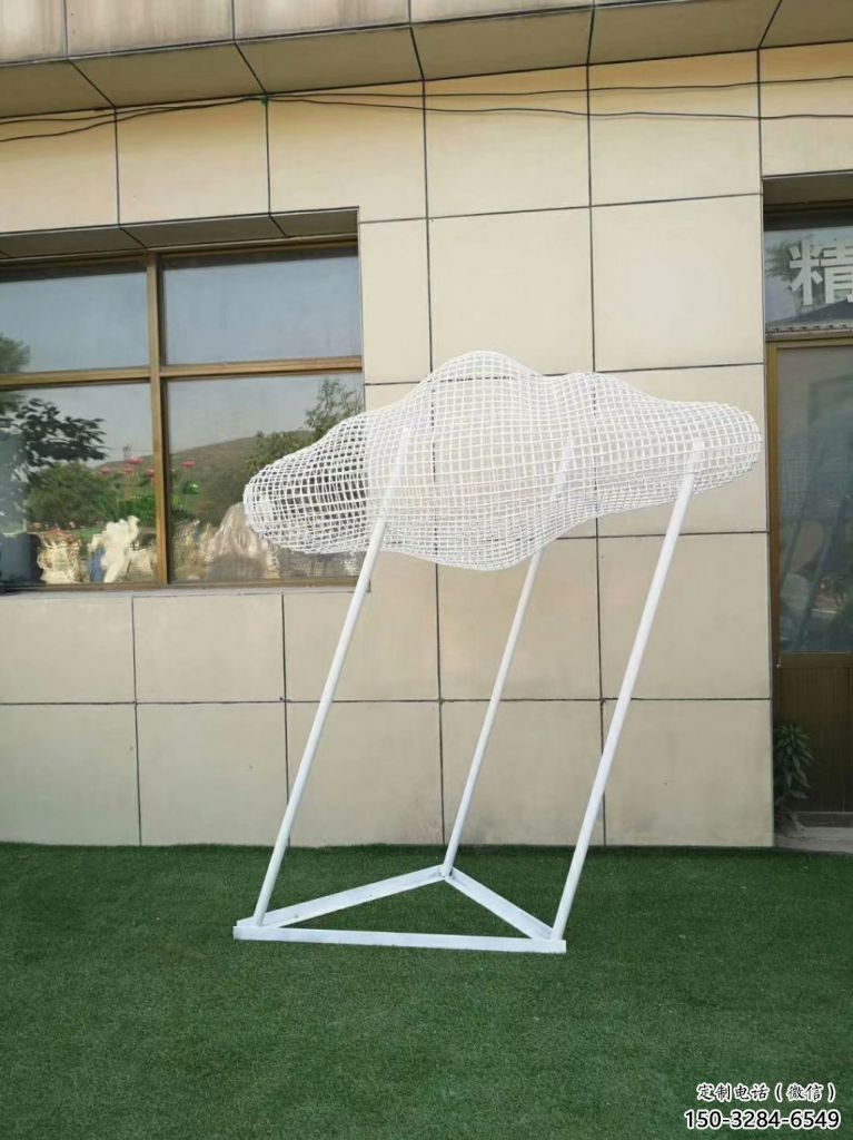 公園云梯雕塑 創意企業云朵雕塑 美陳梯子雕塑