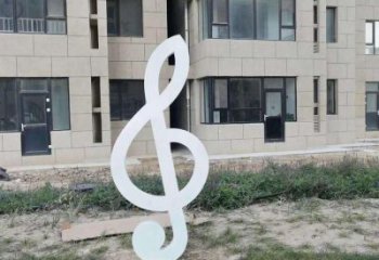 燈光樂譜雕塑 景觀符號雕塑 商業(yè)街音樂雕塑