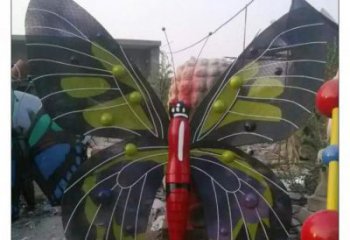 別墅區(qū)風箏雕塑 大型別墅區(qū)景觀雕塑 剪影雕塑