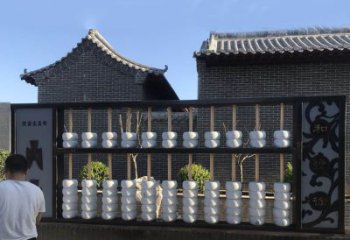 草地珠算雕塑 現代校園小品 大型雕塑