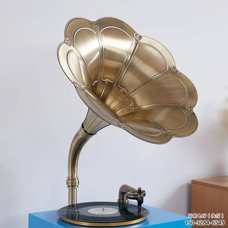 街頭麥克風(fēng)雕塑 大型別墅區(qū)話筒雕塑 鋼管音樂雕塑