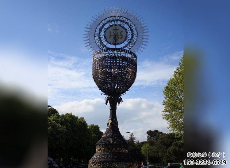 創(chuàng)意獎(jiǎng)杯雕塑廠家 啞光標(biāo)識(shí)雕塑 公園紀(jì)念雕塑