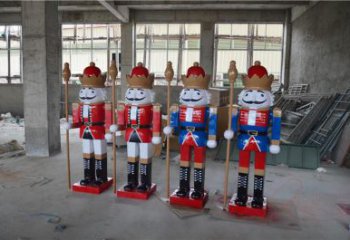 步行街撲克雕塑 游樂場撲克牌雕塑 鑄造雕塑