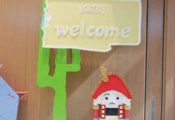 街道撲克雕塑 現代撲克牌雕塑 彩繪雕塑