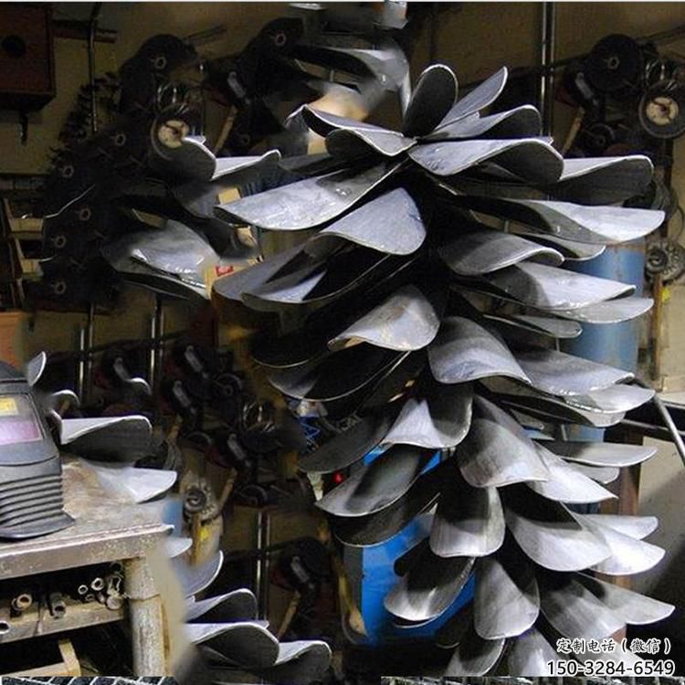 房地產花環雕塑 剪影環形雕塑 鍛造雕塑