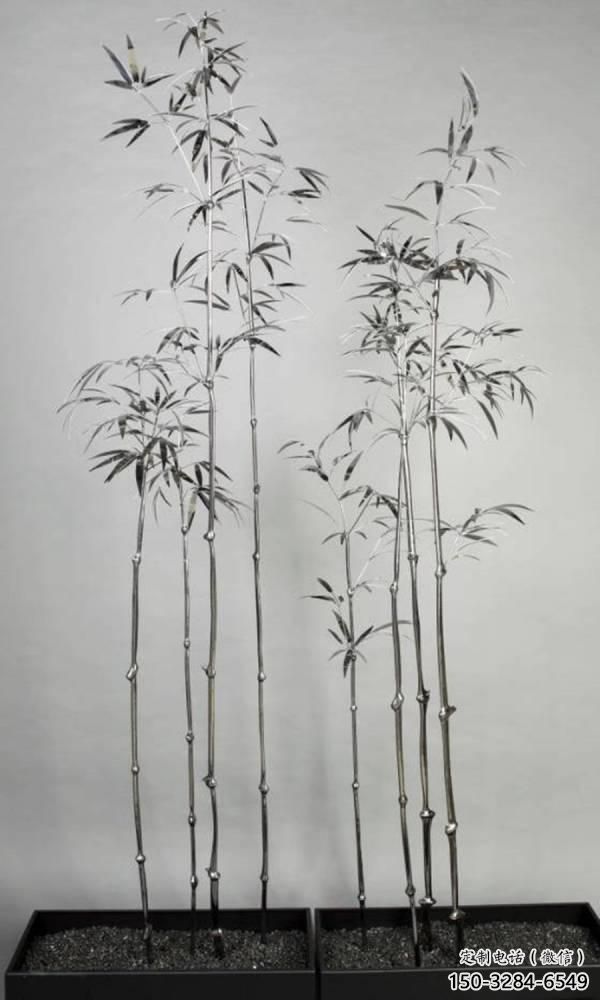 景觀竹葉雕塑 剪影竹類雕塑 商業街植物雕塑