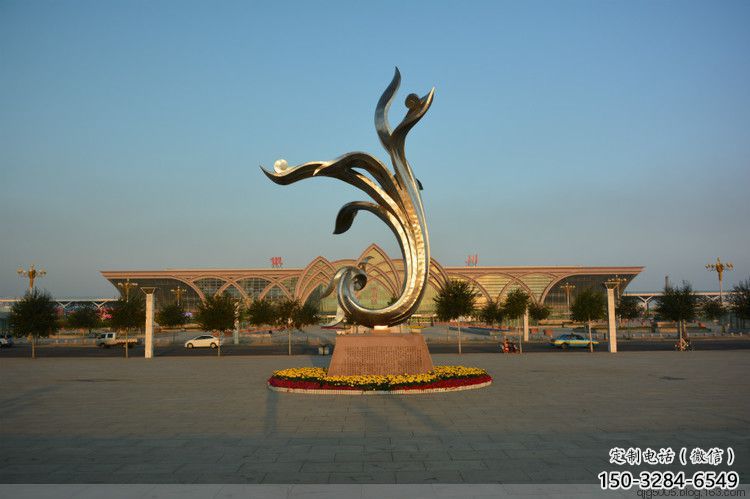 大型蘭花雕塑 鍛造發(fā)光玉蘭花雕塑 房地產(chǎn)雕塑