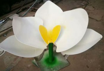 鍛造蘭花雕塑 景觀雕塑 戶外玉蘭花雕塑