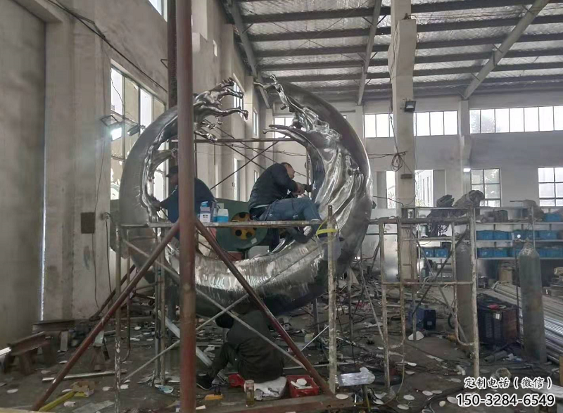 創(chuàng)意水花雕塑 啞光水景雕塑 公園雕塑