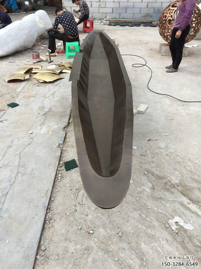 彩繪揚帆雕塑 現(xiàn)代風(fēng)帆雕塑 公園遠航雕塑