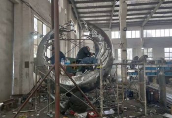 創意水花雕塑 啞光水景雕塑 公園雕塑