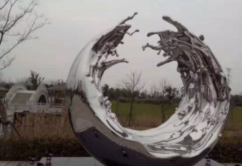 鍛造水花雕塑 景觀雕塑 戶外水景雕塑