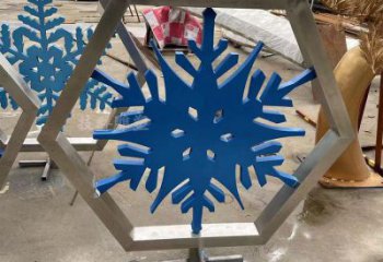 窗花雪花雕塑 彩繪窗花雕塑 現代窗花雕塑