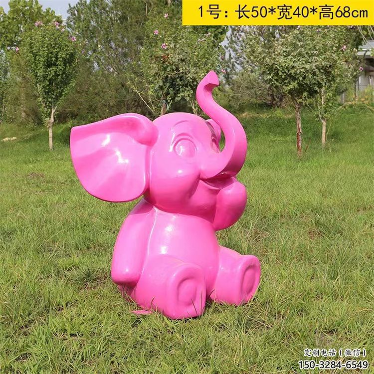 大象雕塑精選，美陳雕塑，彩繪大象雕塑通用