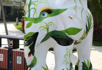 景觀大象雕塑供需，廣場(chǎng)雕塑，彩繪大象雕塑選用