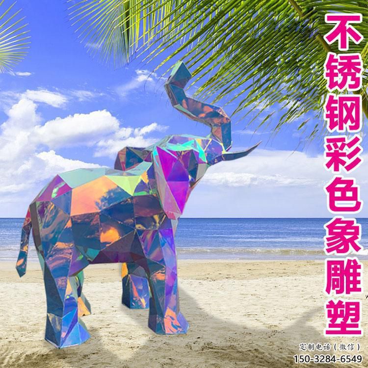 商場大象雕塑展品，景觀概念，景觀烤漆大象雕塑優選