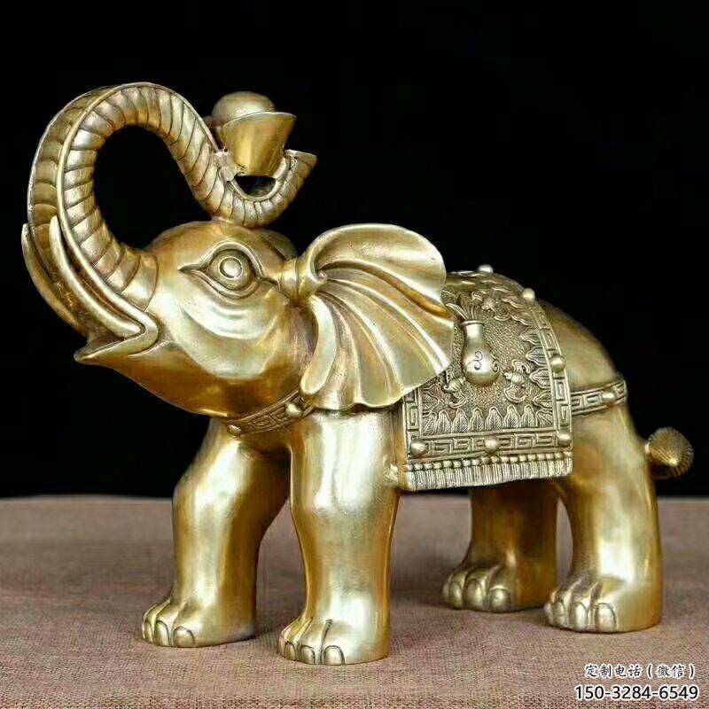 大象雕塑精品，景觀概念，黃銅大象雕塑通用