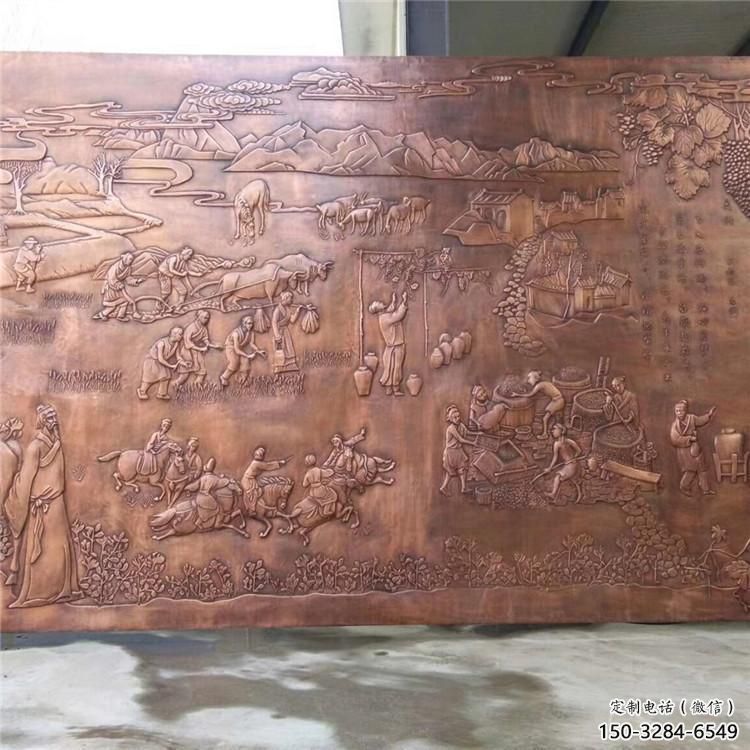 酒店浮雕定價(jià)，景觀雕塑，鍛銅浮雕廠家擺件