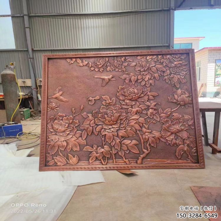 景區(qū)花卉浮雕廠家，景觀雕塑，鑄銅花卉浮雕制作