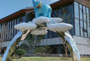 景觀大象雕塑選定，美陳雕塑，現(xiàn)代卡通大象雕塑優(yōu)選