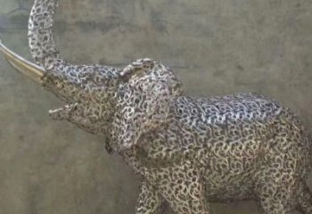 地產大象雕塑點擊，景觀雕塑，別墅鏤空大象雕塑供求