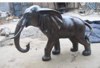 大象雕塑制造商，靜態雕塑，銅大象雕塑訂做