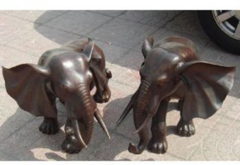 地產大象雕塑精選，戶外雕塑，銅大象雕塑優價