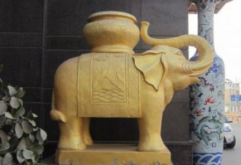 裝飾大象雕塑通用，戶外雕塑，黃銅大象雕塑供應(yīng)